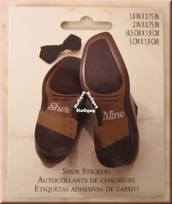 Lillian Rose Shoe Stickers "She's Mine", Artikel WF674 SM