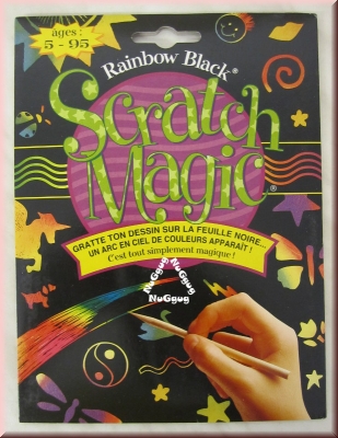 Kratzbilder-Set Scratch Magic Rainbow Black