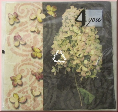 Servietten von 4you, Blumen-Motiv, 20 Stück