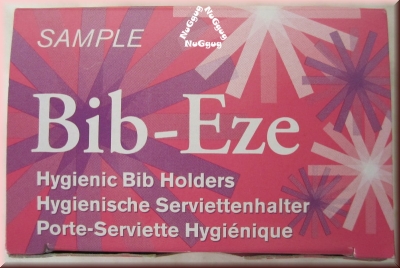 Hygienische Serviettenhalter Bib-Eze, Einweg-Serviettenhalter, 28 Stück