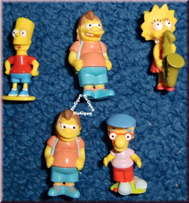 Sammelfiguren "Die Simpsons". Ü-Eier Serie 2007. 5 Stück