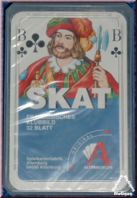 Skatkarten, 32 Blatt, Französisches Bild