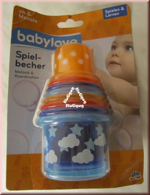 Stapelbecher Babylove, 8-teilig, Spielbecher, von dm