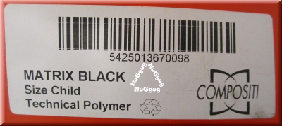 Steigbügel "Matrix Black" für Kinder, Technical Polymer, von Compositi