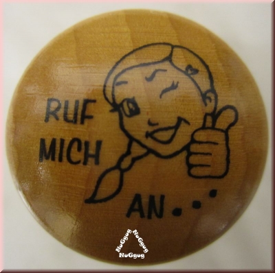 Motivstempel "Ruf mich an...", Holzstempel