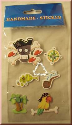 Handmade Sticker Set Pirat