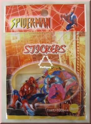 Spiderman Stickers, 100 Stück