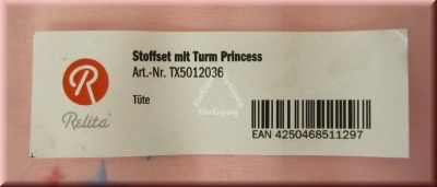 Stoffset für Spielbett mit Turm, Princess, rosa, von Relita