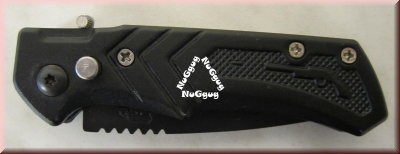 Taschenmesser Edelstahl/schwarz Mini, automatik