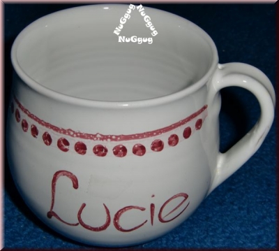 Riesen Kaffeepot/Suppentasse Luzie