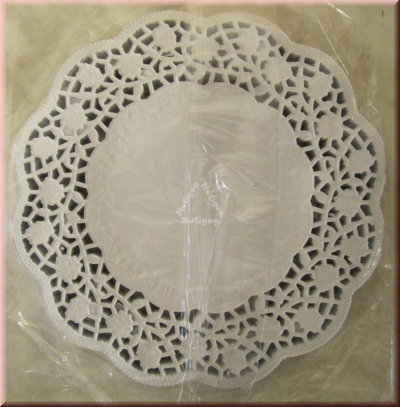 Teller- und Tassendeckchen, weiß, 100 Stück, Durchmesser 15 cm