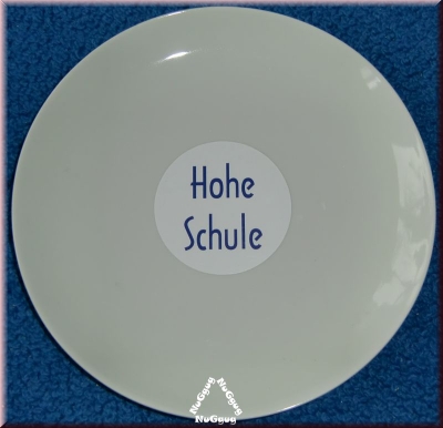 Pastateller "Hohe Schule". Porzellan weiß. 24 cm