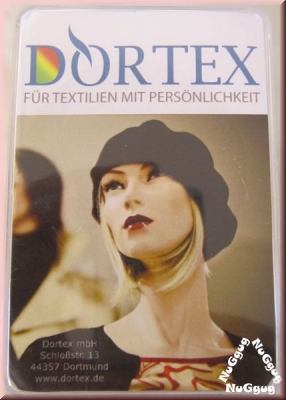 Dortex bedrucktes Textilband. dunkelbraun