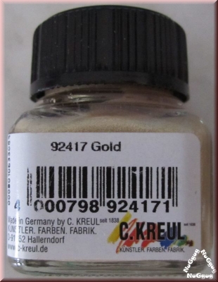 Javana Textil Metallic Farbe Gold. 20 ml. Artikelnummer 92417