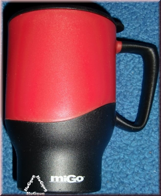 Thermobecher migo. two tone bell. rot/schwarz