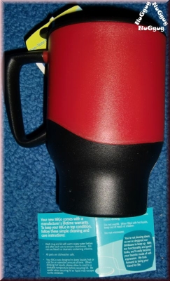 Thermobecher migo. two tone bell. rot/schwarz