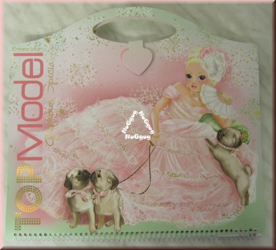 TopModel Glamour Special, Malbuch mit Schablonen und Sticker, 7828_G