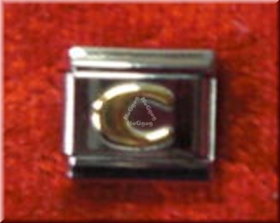 Uberry Charm Buchstabe "C", Modul für Edelstahl Armband