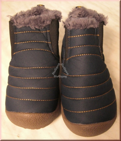 ukStore Winter Schlupf-Boots, gefüttert, blau, wasserdicht, Größe 28