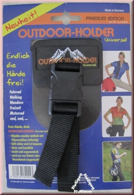 Universal Outdoor Holder für Camping, Freizeit, Wandern