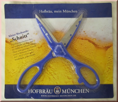 Universalschere Hofbräu München, blau, Haushaltsschere, Schere