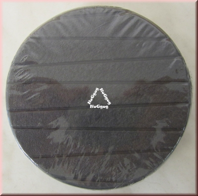 Untersetzer "Panna", schwarz, Durchmesser 10 cm, von Ikea