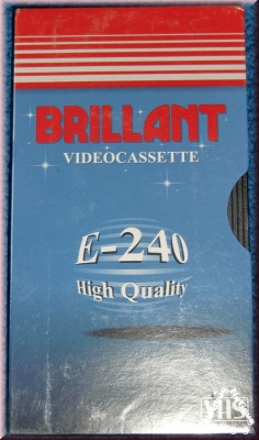 Brillant VHS Videokassette E-240 Leerkassette
