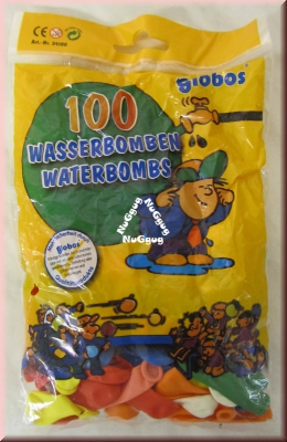 Wasserbomben, verschiedene Farben, 100 Stück