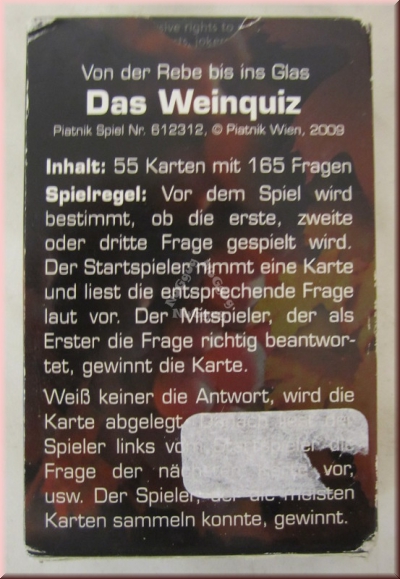 Das Weinquiz