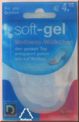 Wellness-Wölkchen von Deichmann. soft-Gel für alle Damenschuhe. 2 Stück