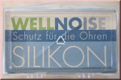 WELLNOISE Ohrenstopfen, blau, medizinisches Silikon, 3 x 2 Stück