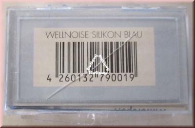 WELLNOISE Ohrenstopfen, blau, medizinisches Silikon, 3 x 2 Stück