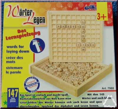 Wörter legen. Holzspielzeug