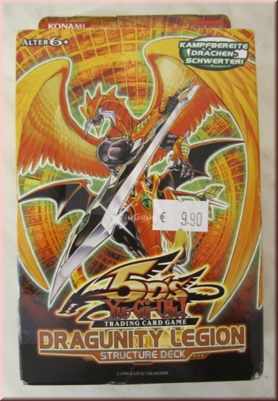 Konami Yu-Gi-Oh! 5D's Dragunity Legion Structure Deck, 1. Auflage, deutsche Ausgabe