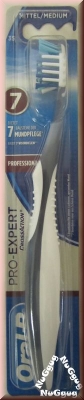 Zahnbürste Oral B Pro-Expert CrossAction Professional 35 Mittel/Medium, grau/weiß