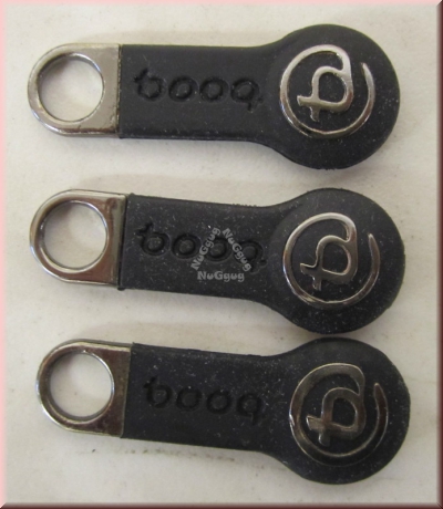 Griffstück schwarz für Zipper BOOQ, Ersatzgriffstück, 3 Stück