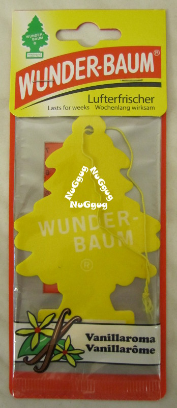 NuGgug - Duftanhänger Wunderbaum, Vanillearoma, Lufterfrischer