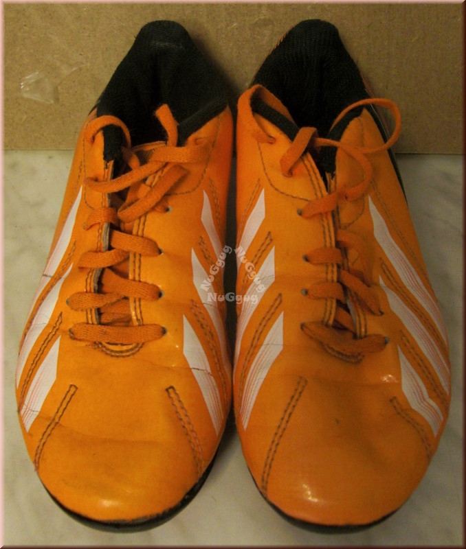 adidas f5 Fußballschuhe, orange/schwarz, Größe 34, Nockenschuhe