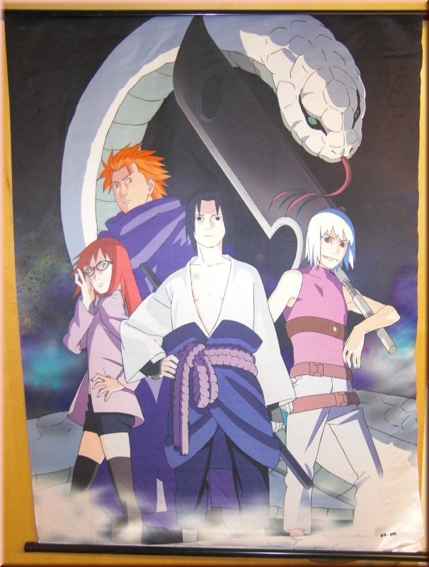 Anime Poster "Schlange", 70 x 95 cm, Stoff