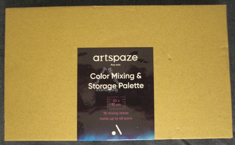 artspaze Color Mixing Palette, Farb Mischpalette mit Deckel, 20,5 x 12 cm