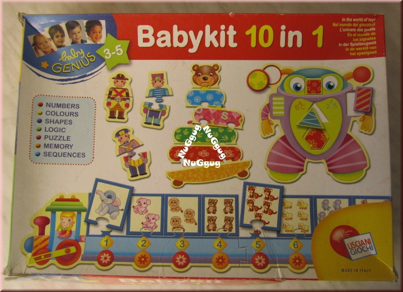 LISCIANIGIOCHI 34024 Genius Babykit 10 IN 1