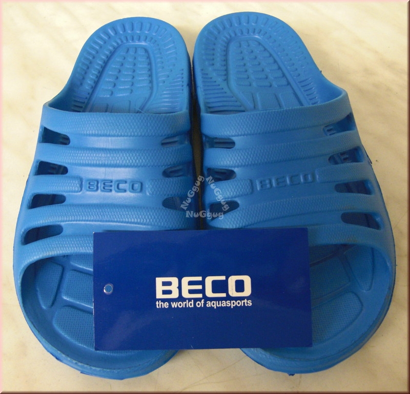 Beco Badeschuhe, Größe 33, blau, Aquaschuhe