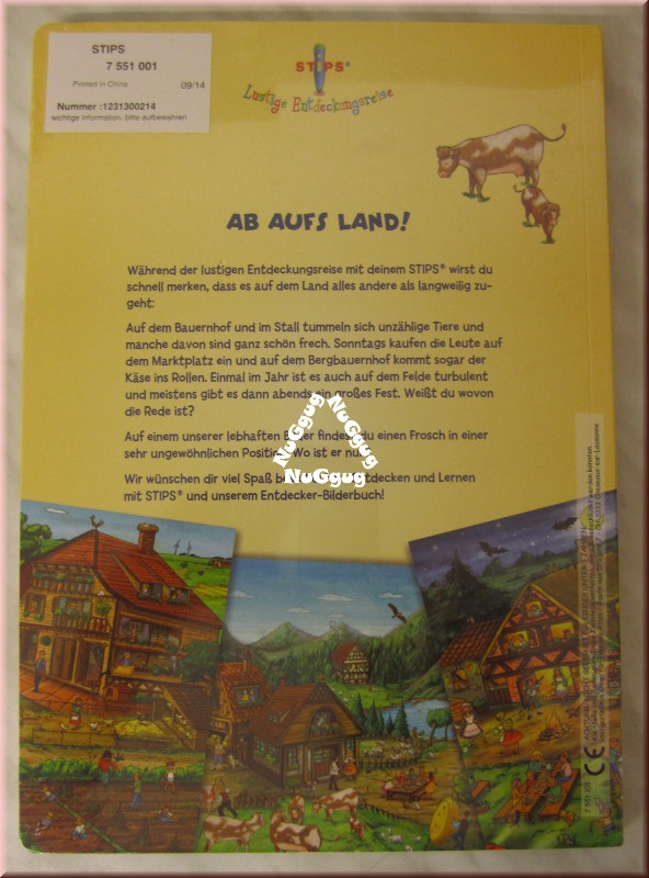 Stips "Ab aufs Land", Buch und Digital-Stift, Atlas Verlag