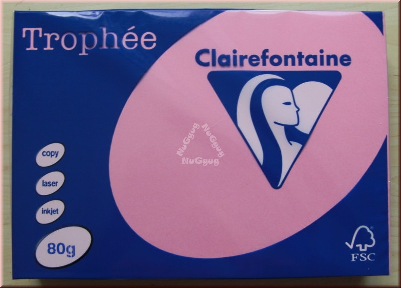 Kopierpapier A4 Clairefontaine Trophée 1997, DIN A4, 80 g/m², 500 Blatt, Druckerpapier