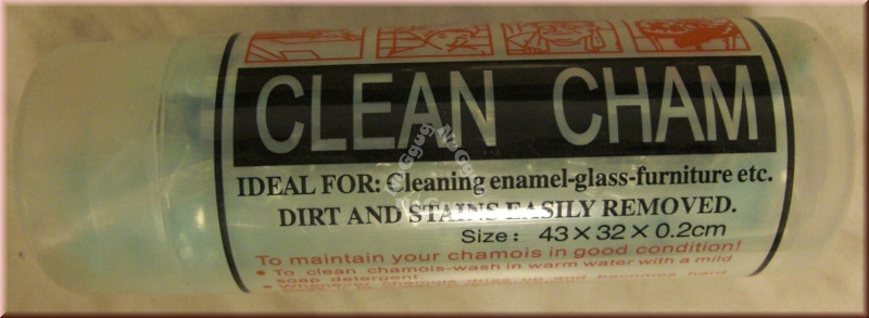 Clean Cham Synthetic Chamois Reinigungstuch, grün