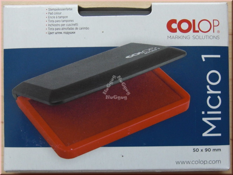 Colop Micro 1 Stempelkissen, schwarz