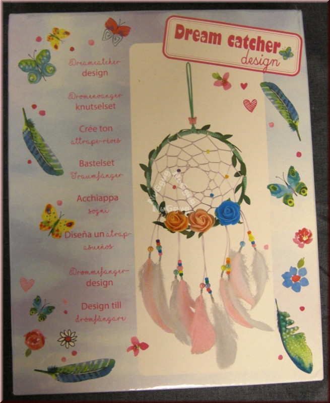 Traumfänger "Blumen" zum Basteln, Dream Catcher