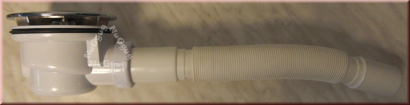 Ablaufgarnitur für Duschtassen mit 90 mm Ablaufloch, Duschablauf