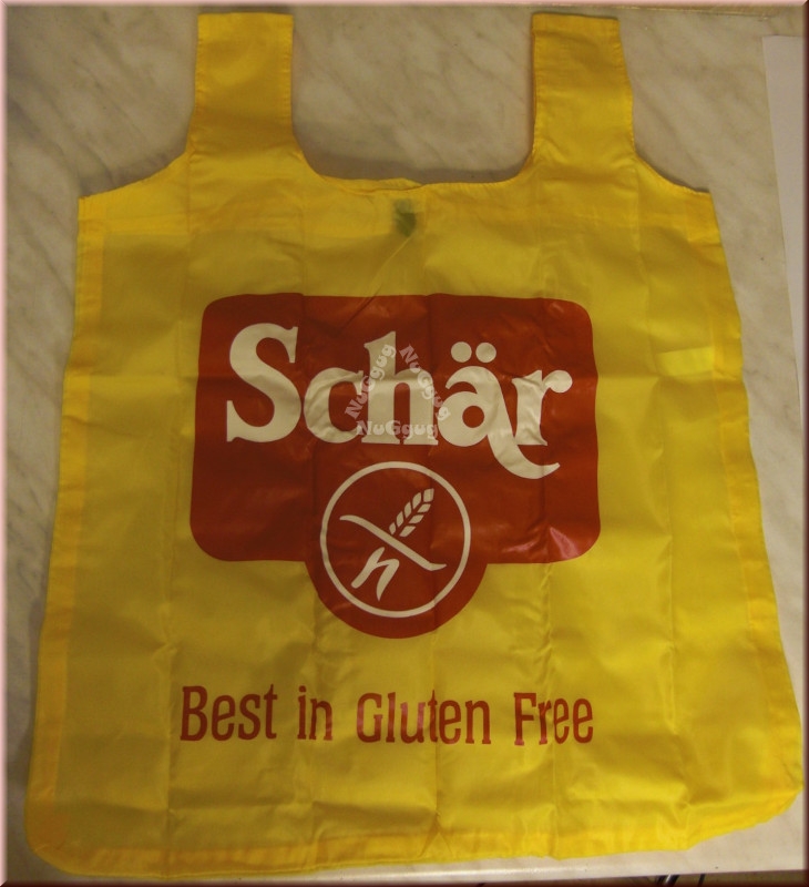 Einkaufstasche "Schär", gelb, 42 x 40 cm, Falttasche