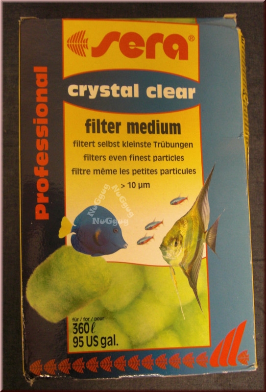 Filter Medium Crystal Clear, 12 Stück für 360 Liter, von Sera